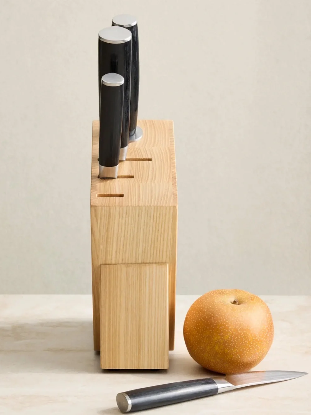 QUINCE Essential Japanese Damascus Steel Knife Block